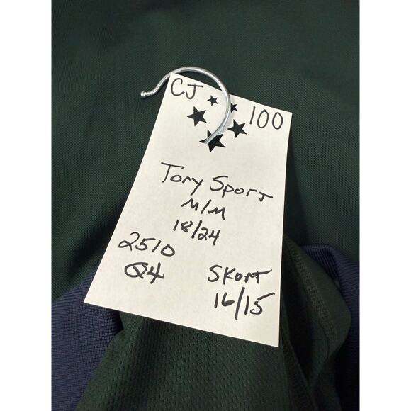 Tory Burch Sport Tennis Outfit Women's M/L Polo Shirt Skort Green - Picture 4 of 5